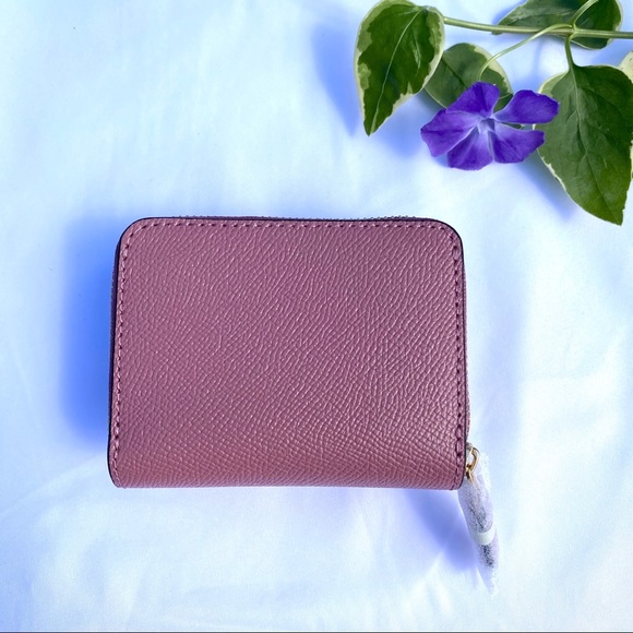 Coach Small Trifold Wallet With Butterfly Applique - Picture 4 of 8